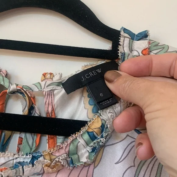 Silk Tie Back Blouse - Picture 3 of 5